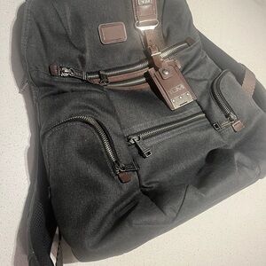 Tumi Alpha Bravo Backpack in Charcoal